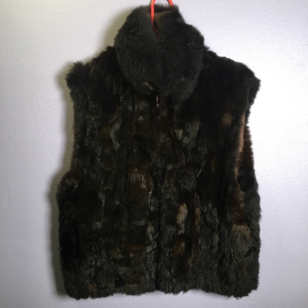 100% genuine fur vest